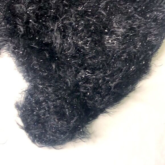 Preston & York Stole, Black Faux Fur - Picture 6 of 8